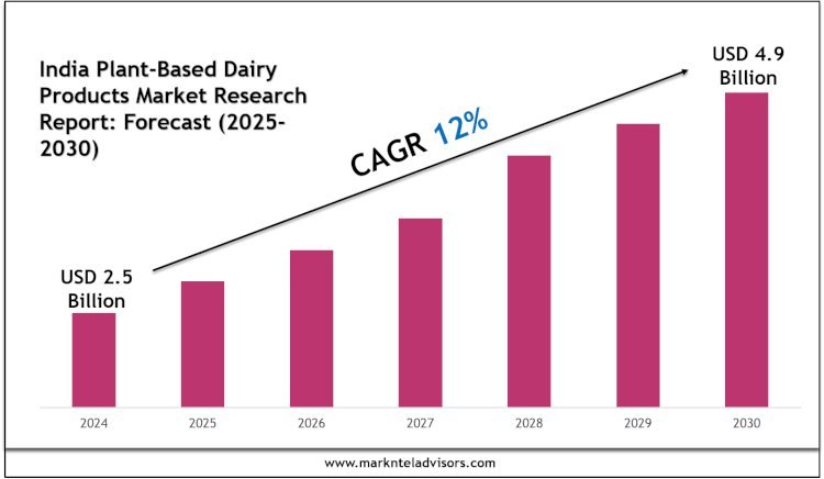 India Plant-Based Dairy Products Market Statistics, Value & Scope 2030