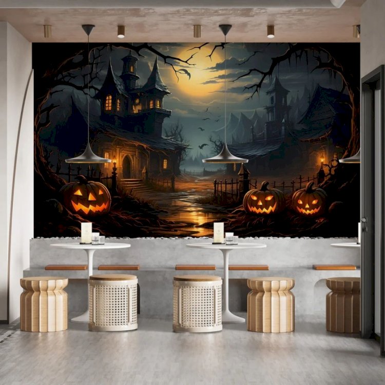 Transform Your Home with the Best Peel and Stick Halloween Wallpapers