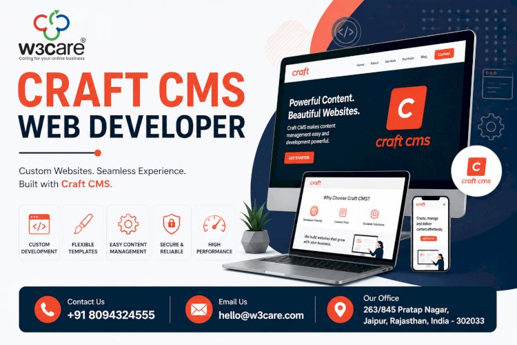 W3care Building Future-Ready Businesses with Service Ecommerce Website Solutions and Expert Craft CMS Web Developer Services