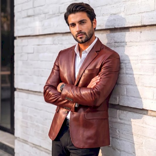 How a ZippiLeather Leather Blazer Men Can Transform Your Fashion Game?