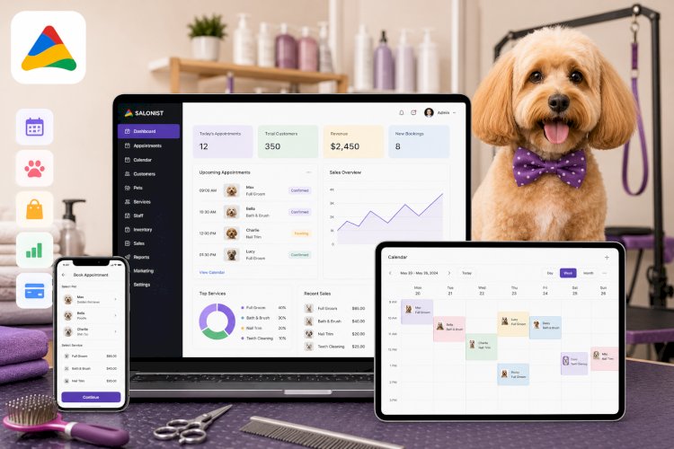 Best Dog & Pet Grooming Software for Scheduling, Booking & Business Management | Salonist