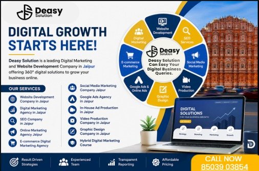 Digital Marketing Agency in Jaipur – Grow Your Business Online with Deasy Solution