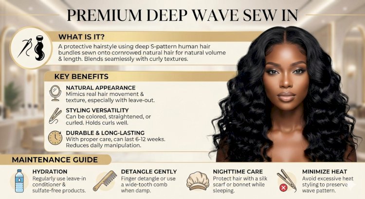     Deep Wave Hair: Because Flat Hair Was Never Invited.