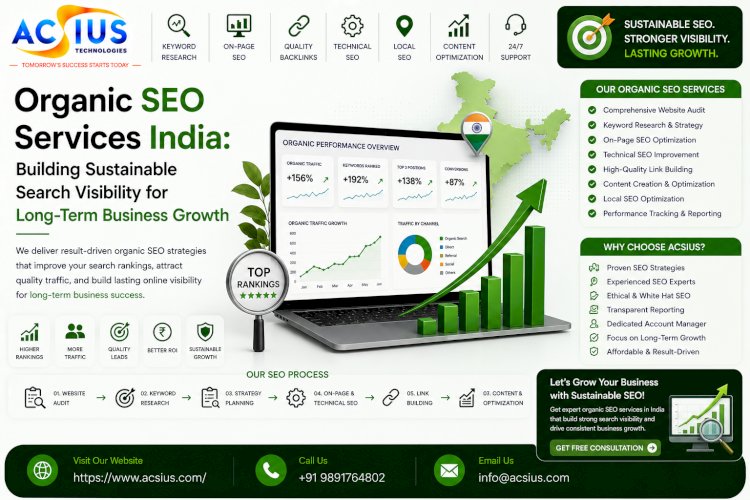 Organic SEO Services India: Building Sustainable Search Visibility for Long-Term Business Growth