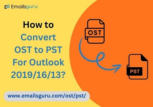 How to Convert OST File to PST File in Outlook?