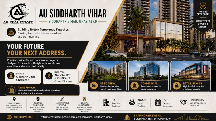 AU Siddharth Vihar A Contemporary Residential Destination for Better Living