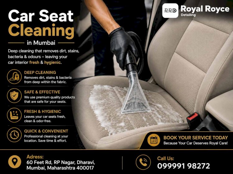 Car Seat Cleaning in Mumbai – Keep Your Car Interior Fresh, Clean, and Comfortable