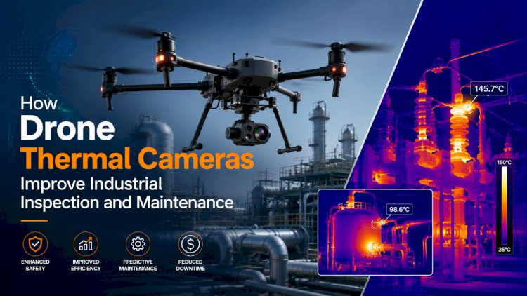 How Drone Thermal Cameras Improve Industrial Inspection and Maintenance